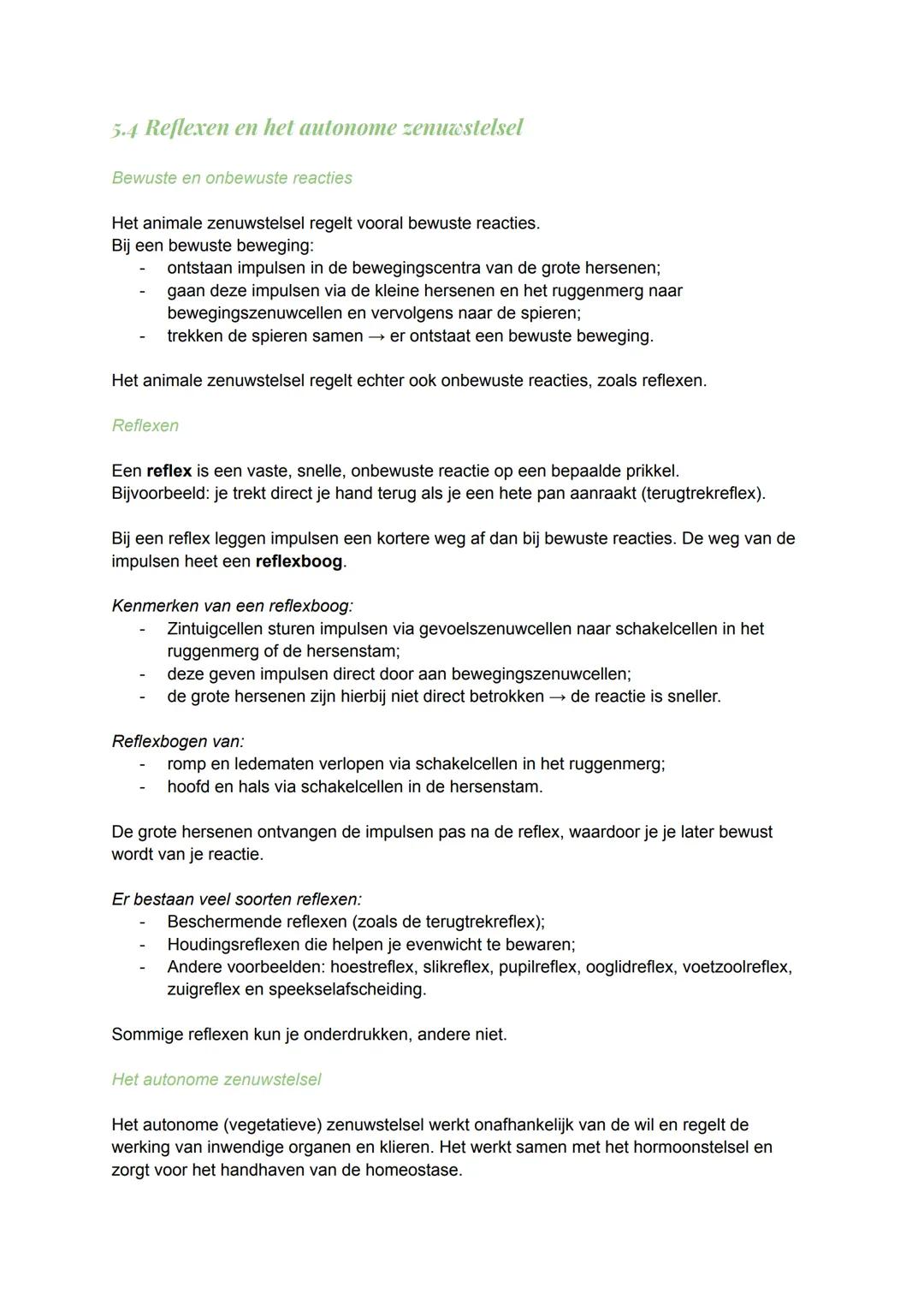 # 5.1 homeostase en regelkringen
Homeostase
Het lichaam houdt verschillende factoren rond een bepaalde normwaarde in stand, zoals de
zuurs