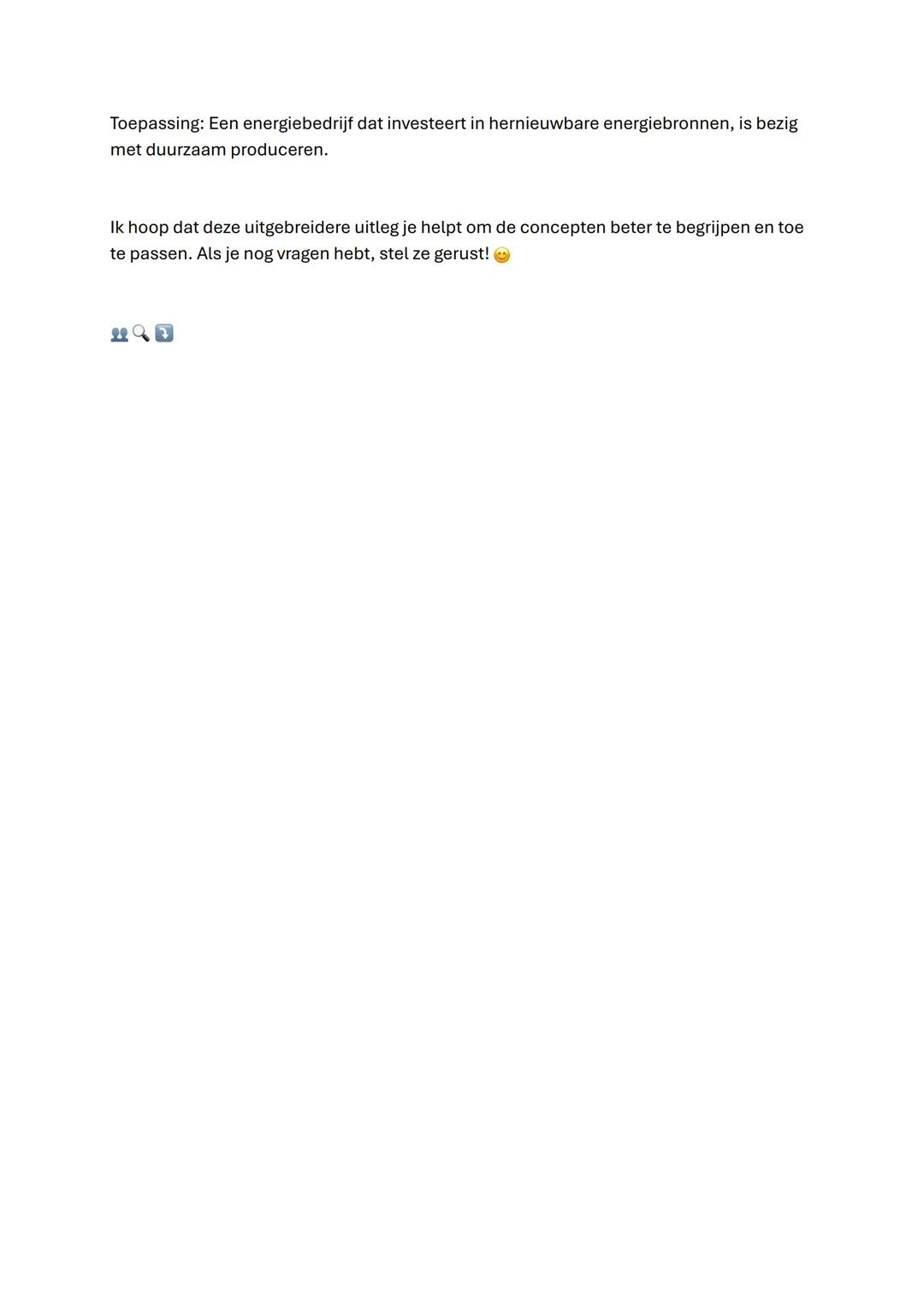 Tuurlijk, hier is een uitgebreidere uitleg van de belangrijkste concepten, zodat je ze beter
kunt begrijpen en toepassen:
1. Marktwerking e