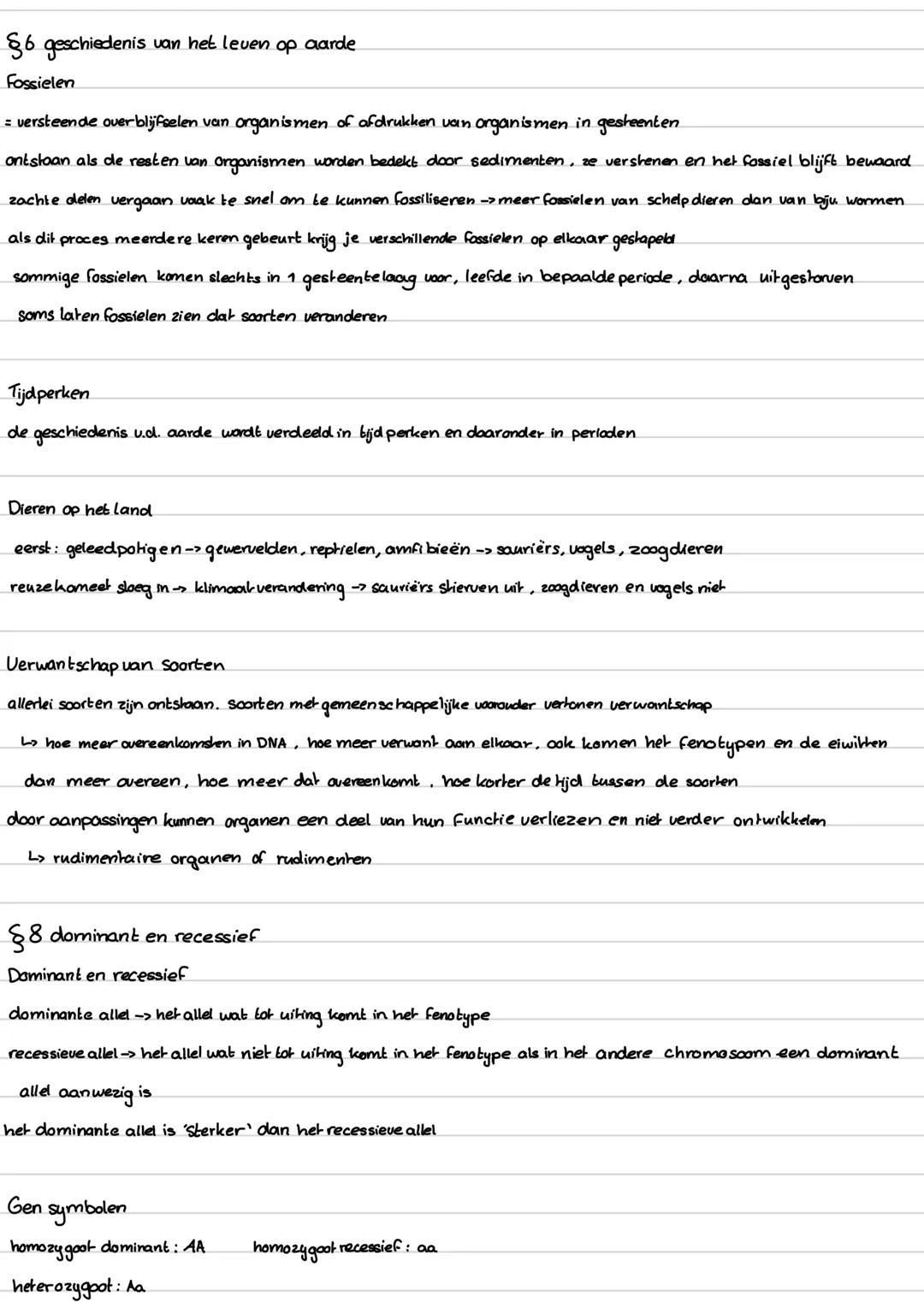 biologie samenvatting H5 (zu boek)
§i Genotype en Fenotype
Erfelijke informatie
Lichaamscellen -> cellen waaruit je lichaam is opgebouwd.