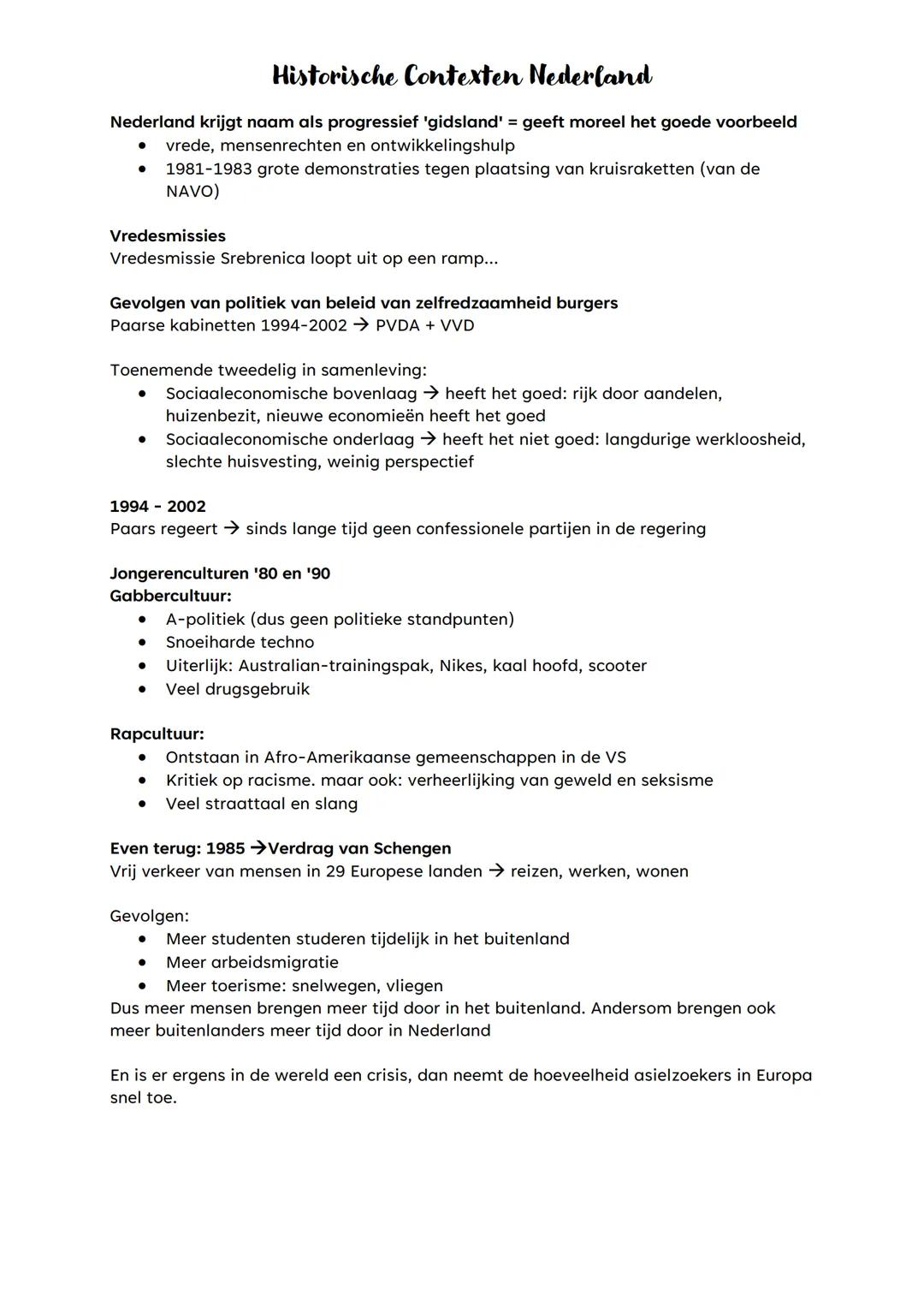 # Historische Contexten Nederland
Verzuiling
Voor WOII is Nederlands verdeeld in 4 zuilen:
- Protestants(-christelijk)
- Katholiek
- Social