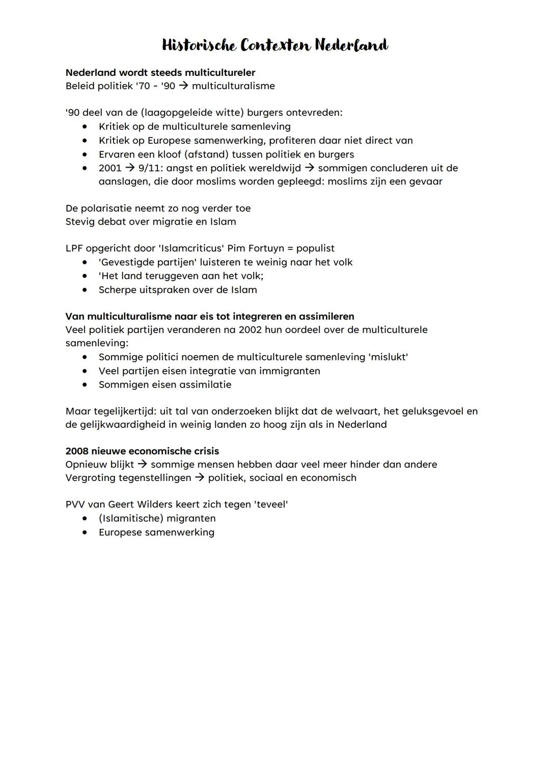 # Historische Contexten Nederland
Verzuiling
Voor WOII is Nederlands verdeeld in 4 zuilen:
- Protestants(-christelijk)
- Katholiek
- Social