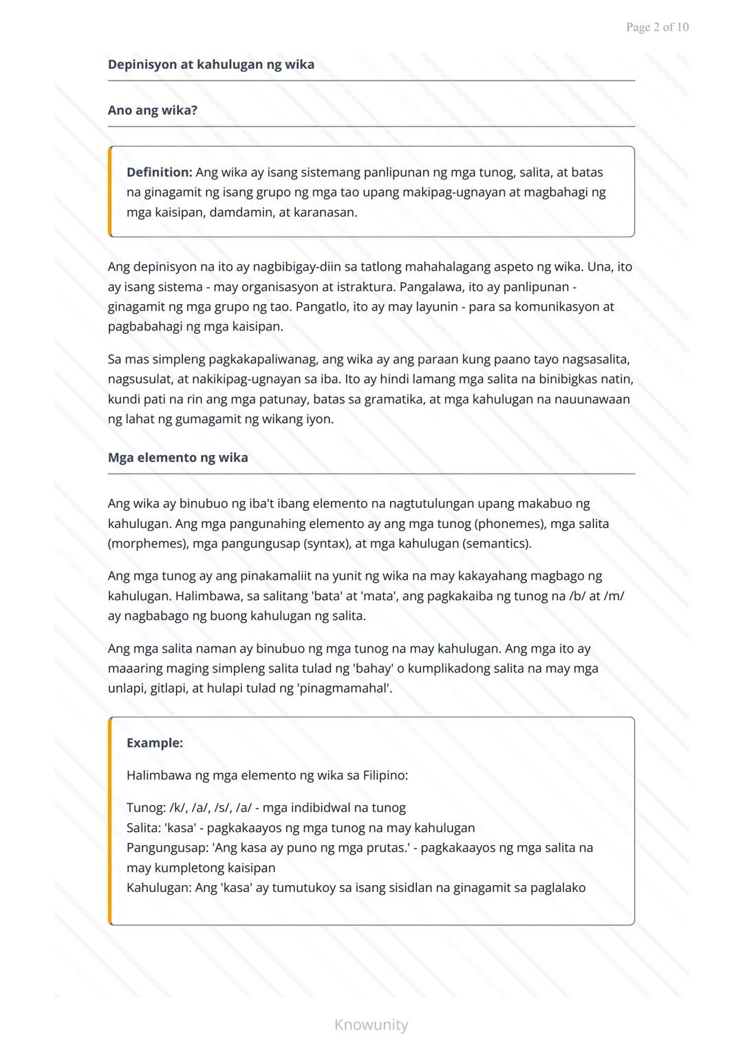 Kalikasan, Katangian, at Kahalagahan ng Wika sa Komunikasyon
Pag-aaral sa kahulugan, gampanin, at mga katangian ng wika
Mga Layuning Pang-ed