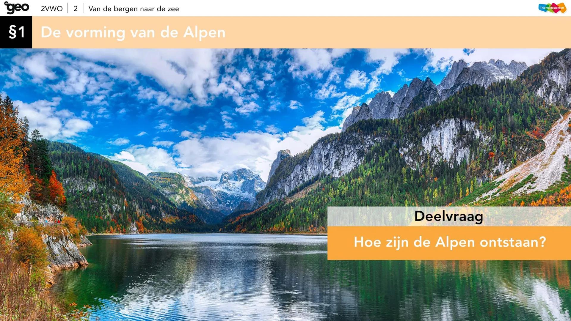 # geo
2VWO
2.
Van de
bergen naar
de zee Welkom terug bij AK! geo
Hoofdvraag
Welke endogene en exogene processen hebben de
natuurlandsch