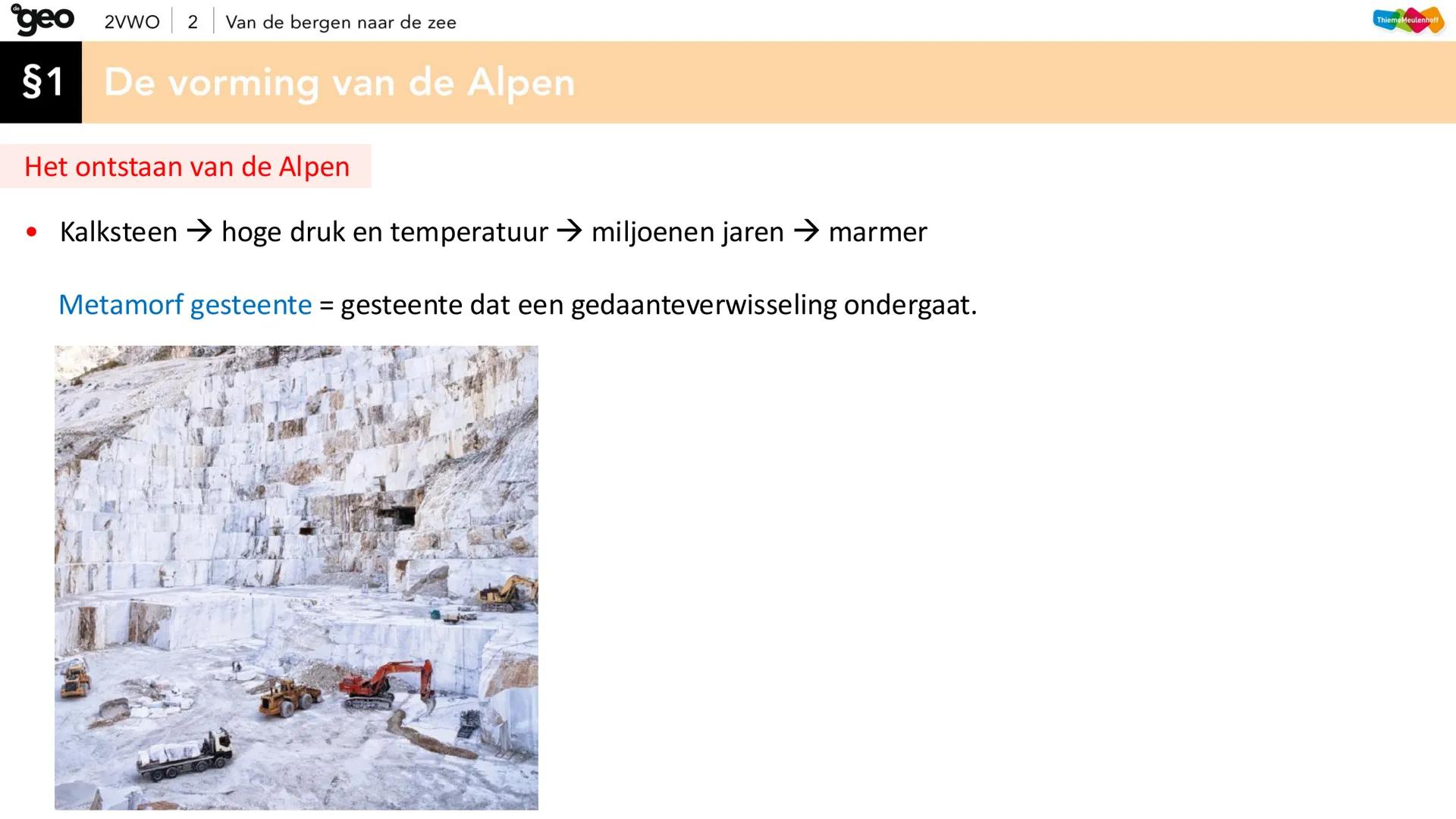 # geo
2VWO
2.
Van de
bergen naar
de zee Welkom terug bij AK! geo
Hoofdvraag
Welke endogene en exogene processen hebben de
natuurlandsch