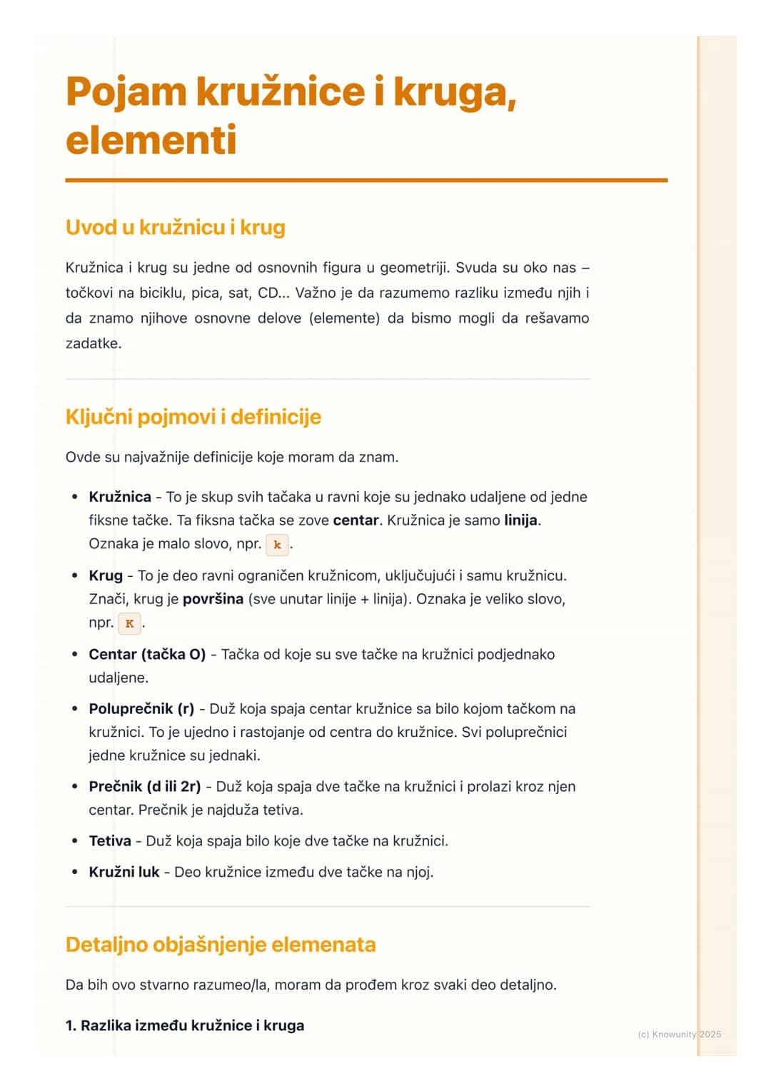 # Pojam kružnice i kruga, elementi
Uvod u kružnicu i krug
Kružnica i krug su jedne od osnovnih figura u geometriji. Svuda su oko nas -
toč