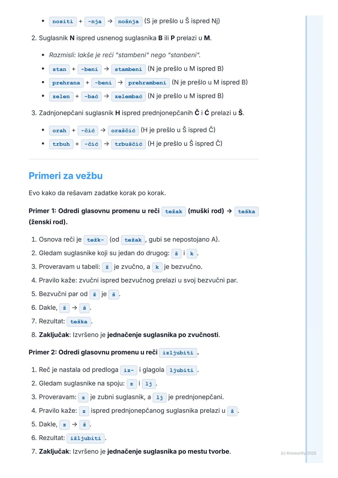 # Glasovi i glasovne promene
Uvod u glasove i glasovne promene
Glas je najmanji deo izgovorene reči. U srpskom jeziku imamo 30 glasova i
s