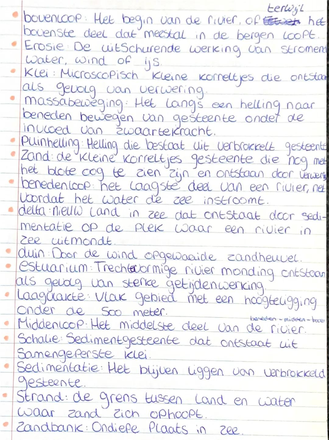 beoripren
Begrippen Paragraaf 1,2,3 en 4
• Graniet: Stolingsgesteente dat gekenmeriet.
wordt door vlekjes.
•heuvelland: Gebied met een hoo