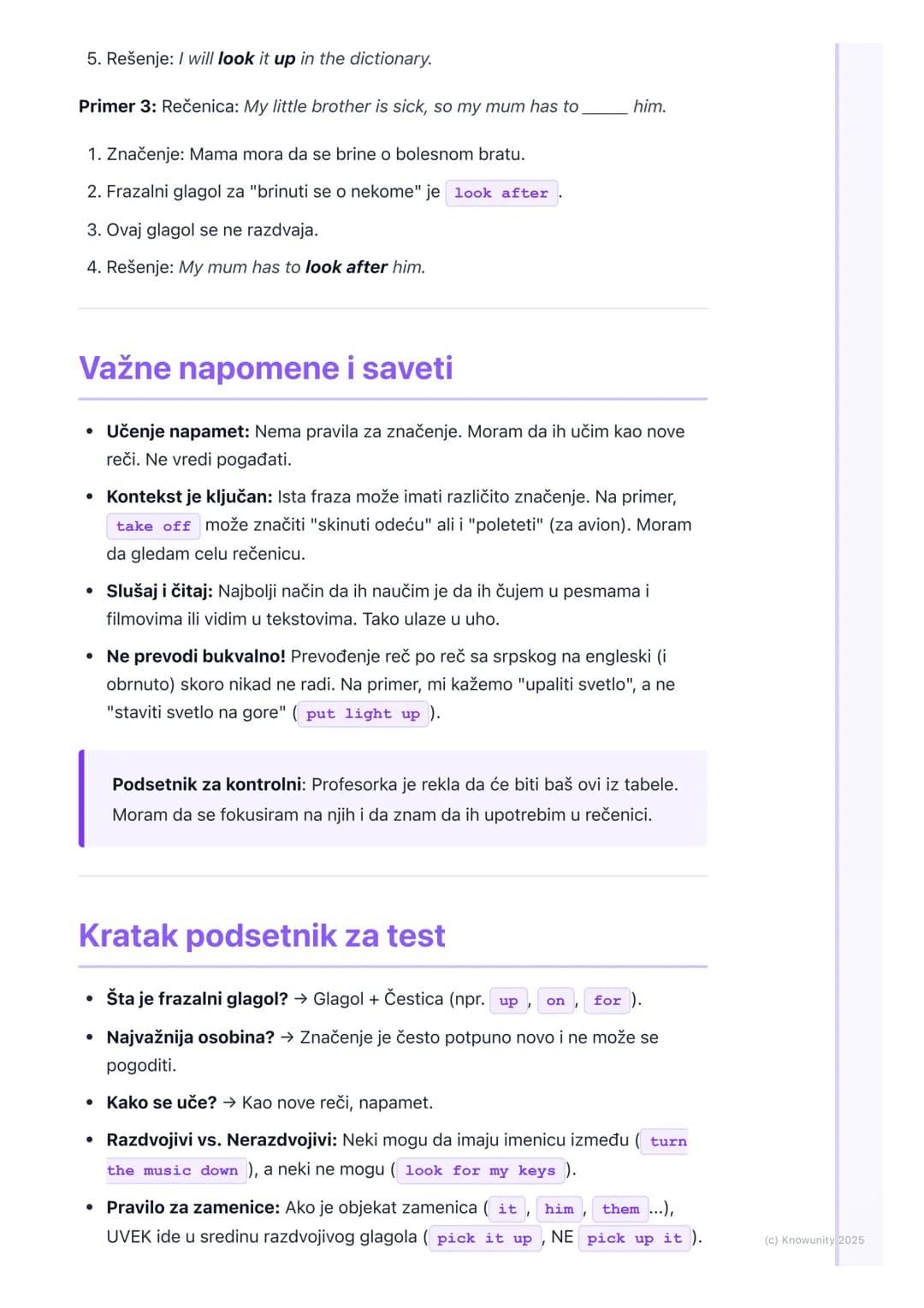 # Frazalni glagoli (Phrasal
Verbs)
Šta su frazalni glagoli?
Frazalni glagoli su jako česti u engleskom jeziku, posebno u svakodnevnom
govo
