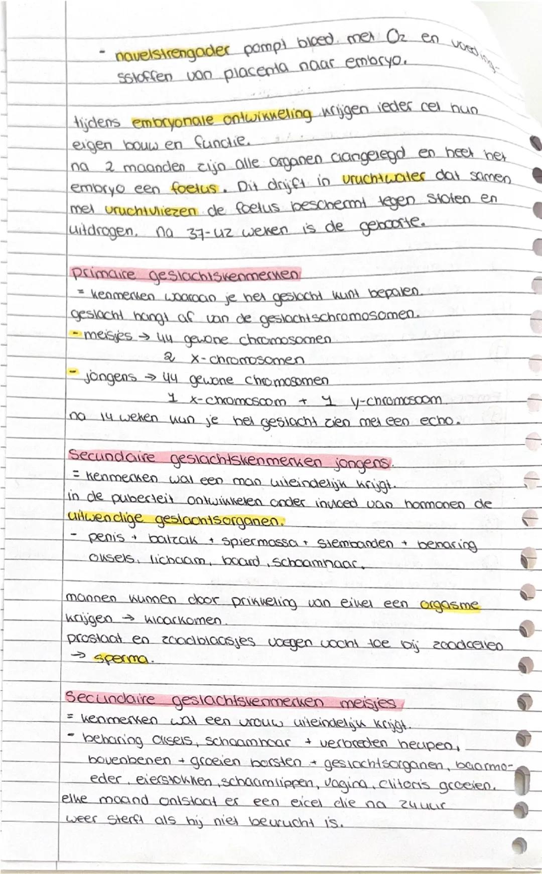 Biologie
4.1 van eicel tot baby
bevruchting
1 eens per maand komt er uit beide eierstokken een eicel urij
de eisprong of ovulatie.
2 De eice