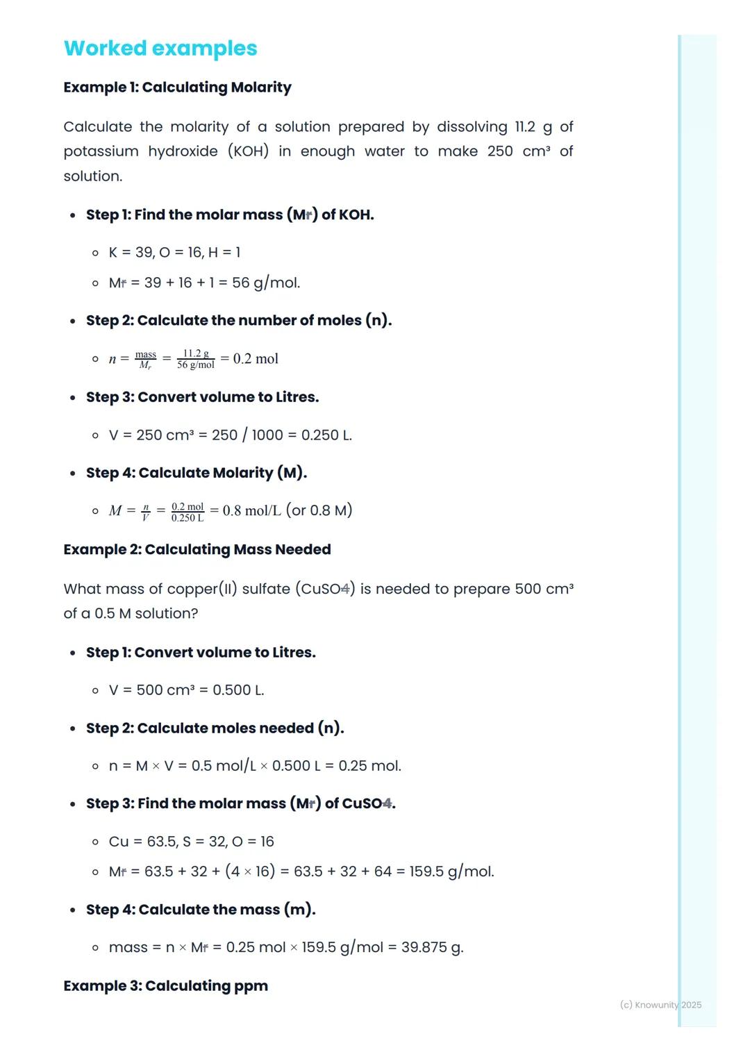 # Concentration of Solutions
## Introduction to concentration
Concentration is just a way of measuring how much 'stuff' (a solute) is
diss