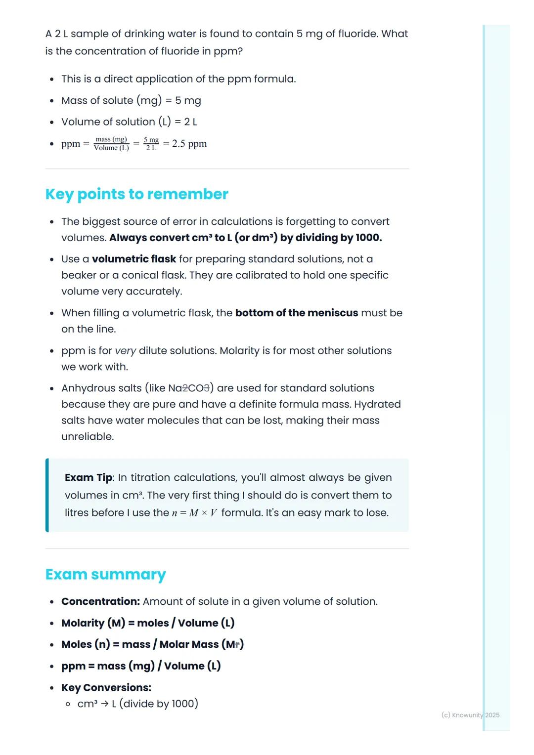 # Concentration of Solutions
## Introduction to concentration
Concentration is just a way of measuring how much 'stuff' (a solute) is
diss