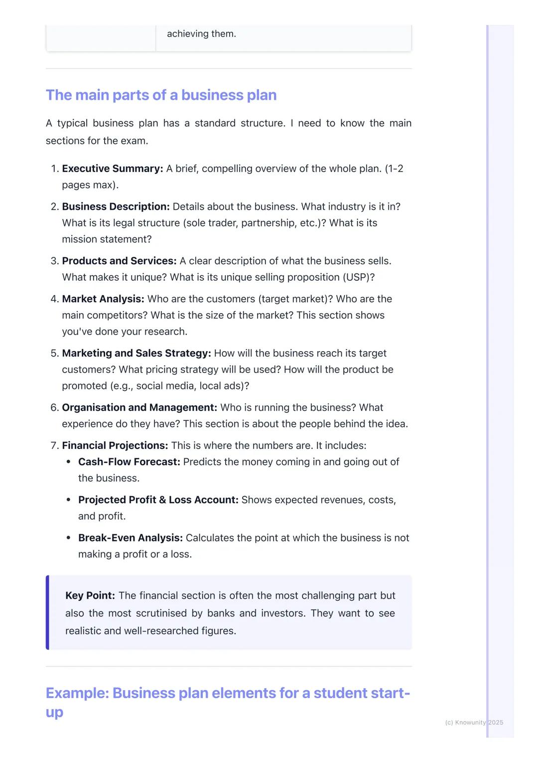 # The Business Plan
(Introduction)
Introduction to the business plan
A business plan is a formal written document that outlines a business