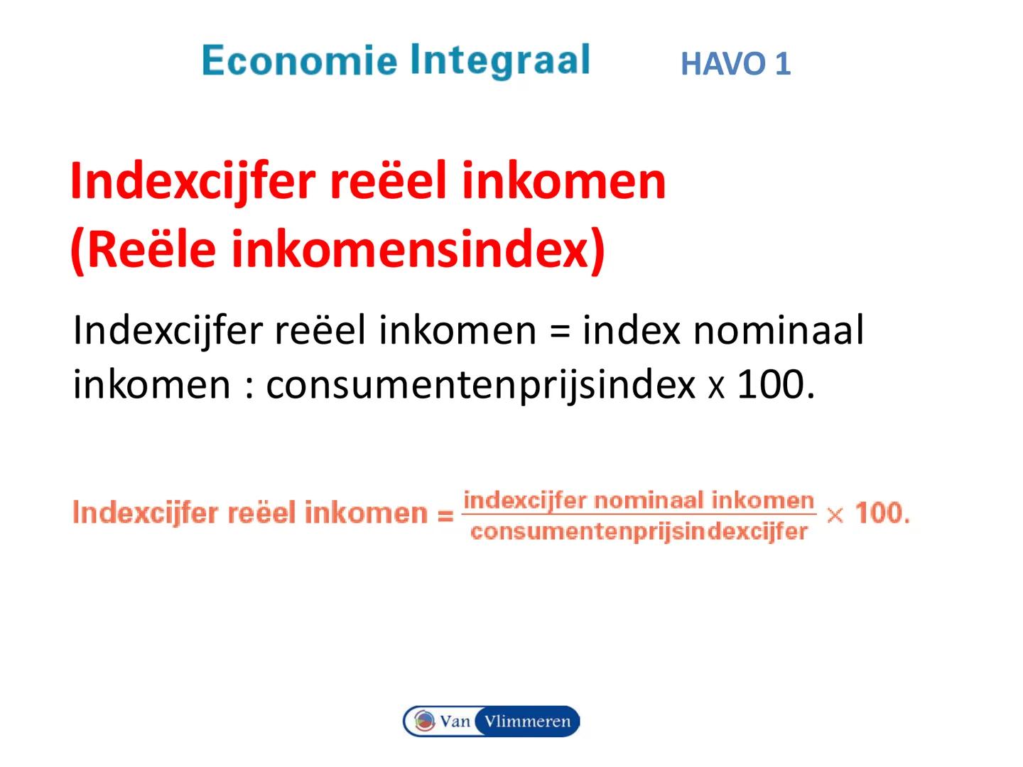 # Economie Integraal HAVO 1
# Hoofdstuk 1 Schaarste en welvaart
Van Vlimmeren Begrippen en vaardigheden
• Inkomen en Koopkracht
• Indexci