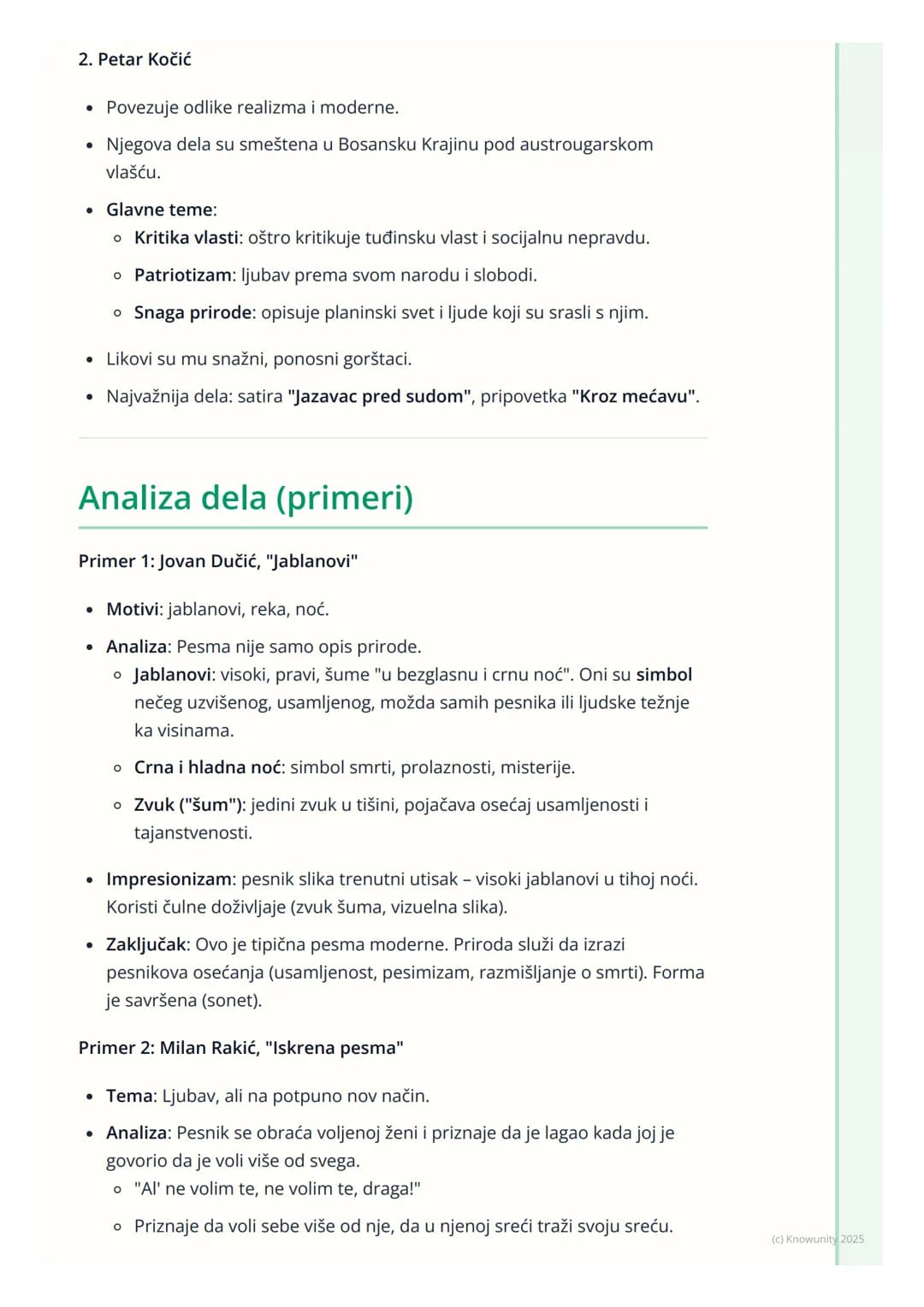 # Počeci moderne u srpskoj
književnosti
## Uvod u početke moderne
Moderna u srpskoj književnosti se javlja krajem 19. i početkom 20. veka,