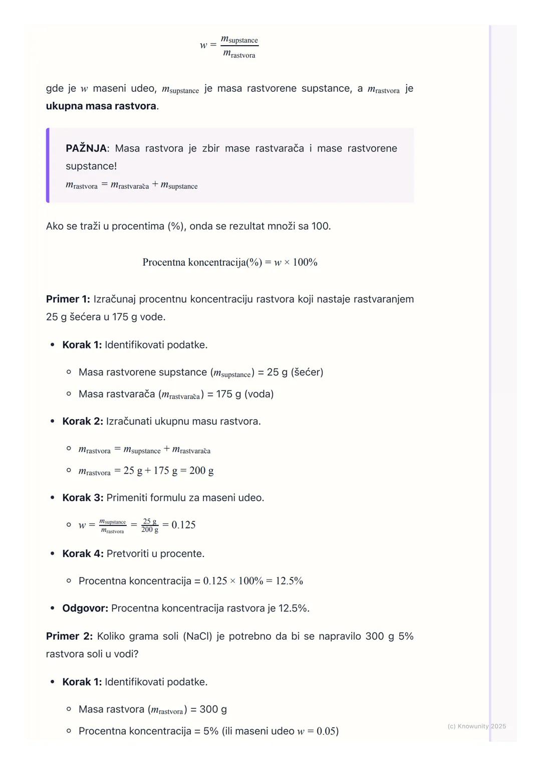 # Rastvori
Uvod u rastvore
Rastvori su svuda oko nas. Kad pravim čaj i dodam šećer, pravim rastvor. Slana
morska voda je rastvor. Čak je i