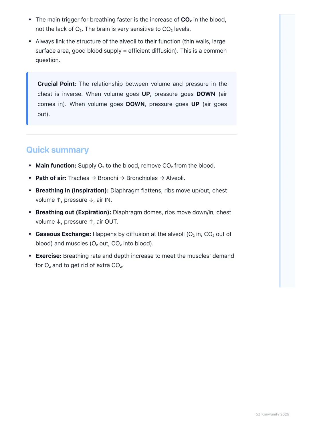 # Respiratory System
An introduction to the respiratory system
The main job of the respiratory system is to get oxygen (O2) from the air i
