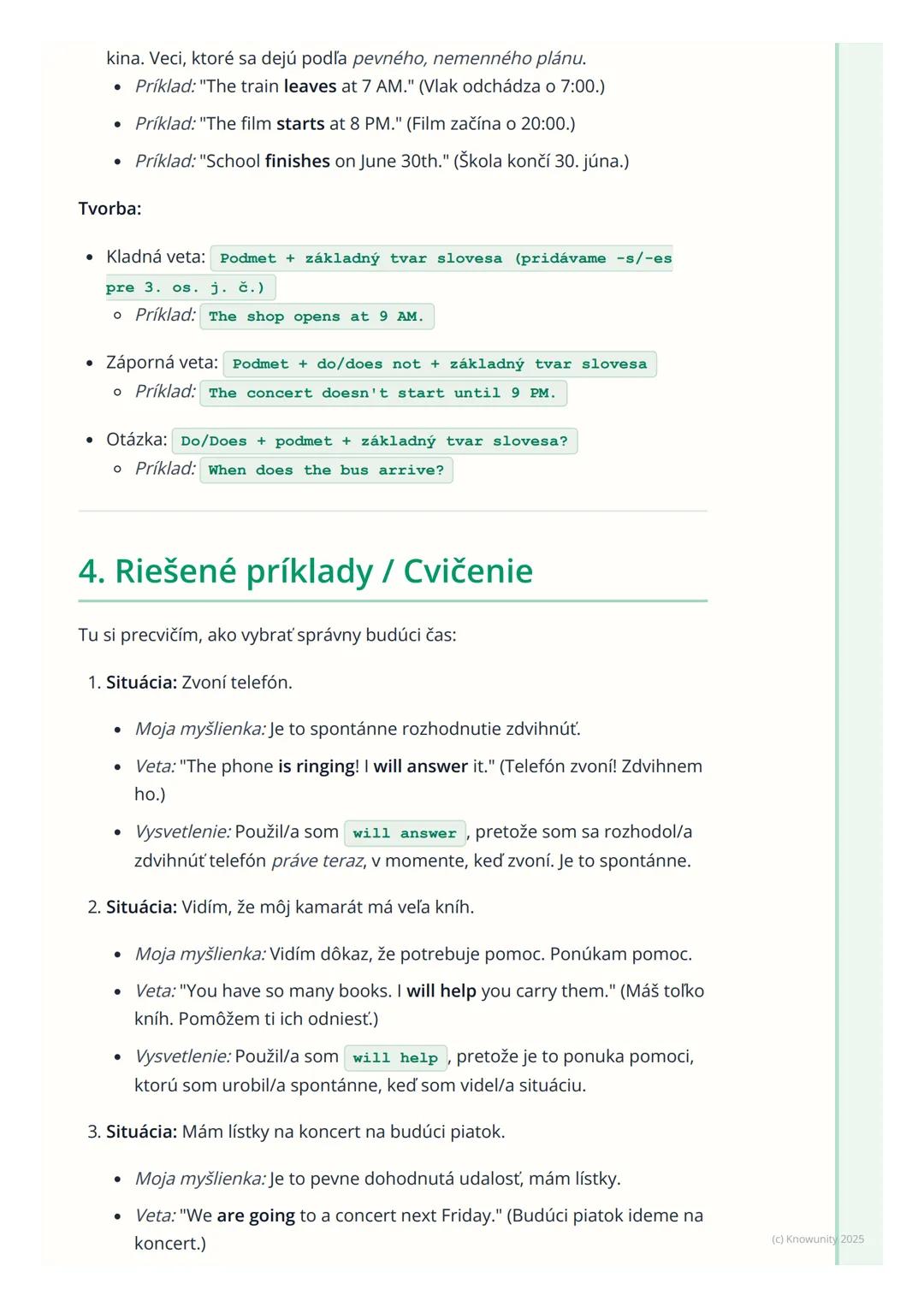# Budúce časy (Future Forms)
1. Prehľad / Úvod
V angličtine nemáme len jeden spôsob, ako hovoriť o budúcnosti. Je dôležité
vedieť, kedy po