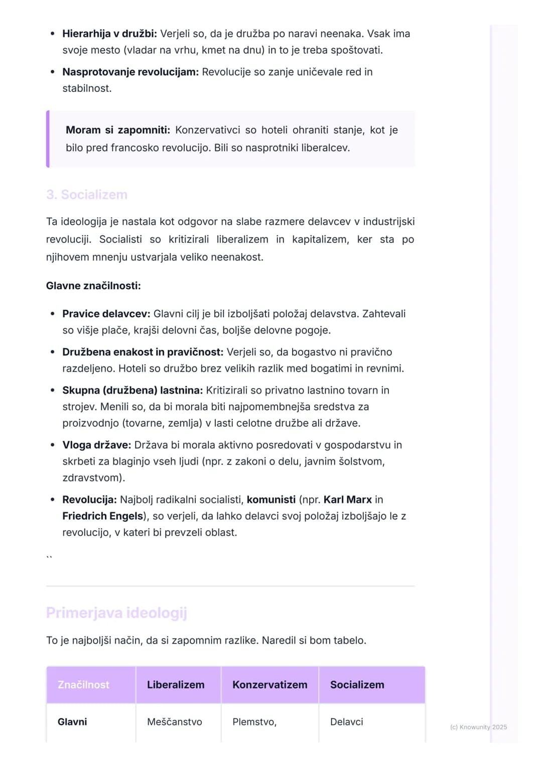 # Liberalizem, konzervatizem in
socializem
Uvod: Ideologije 19. stoletja
V 19. stoletju so se v Evropi dogajale velike spremembe. Francosk