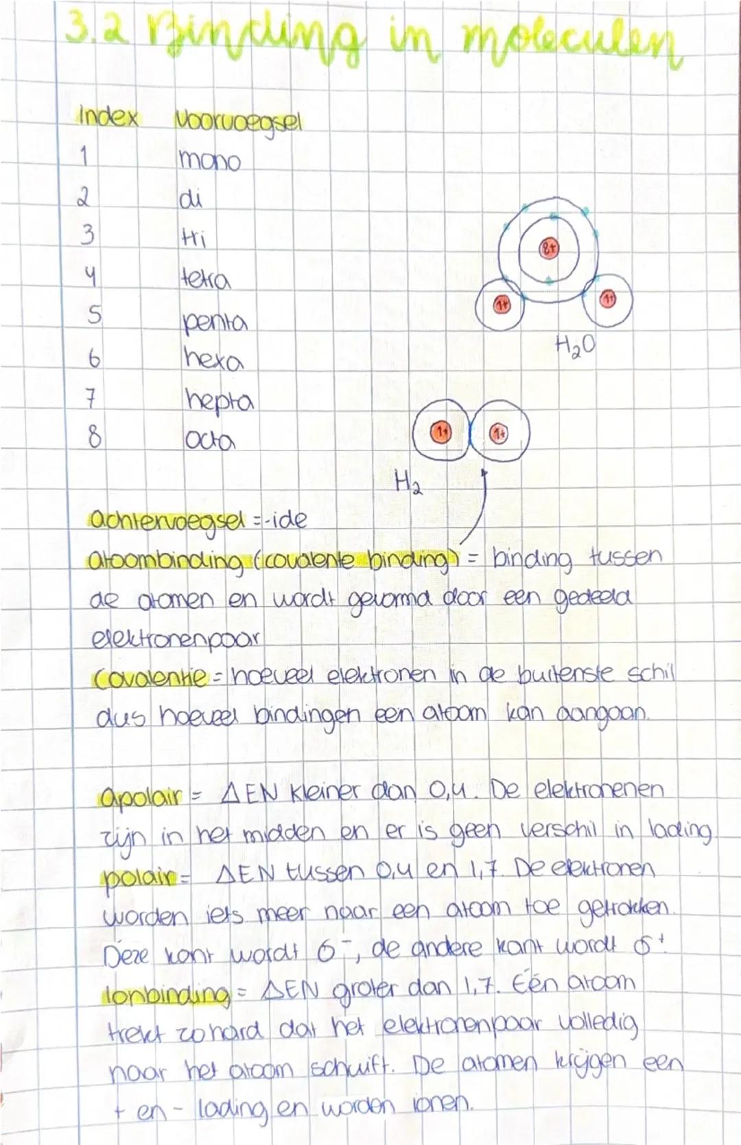 3.1 De bouw van stoffen
Om elektrische stroom te geleiden zijn geladen deeltjes
nodig die vrij kunnen bewegen.
Metalen
- metaalatoom
- meta
