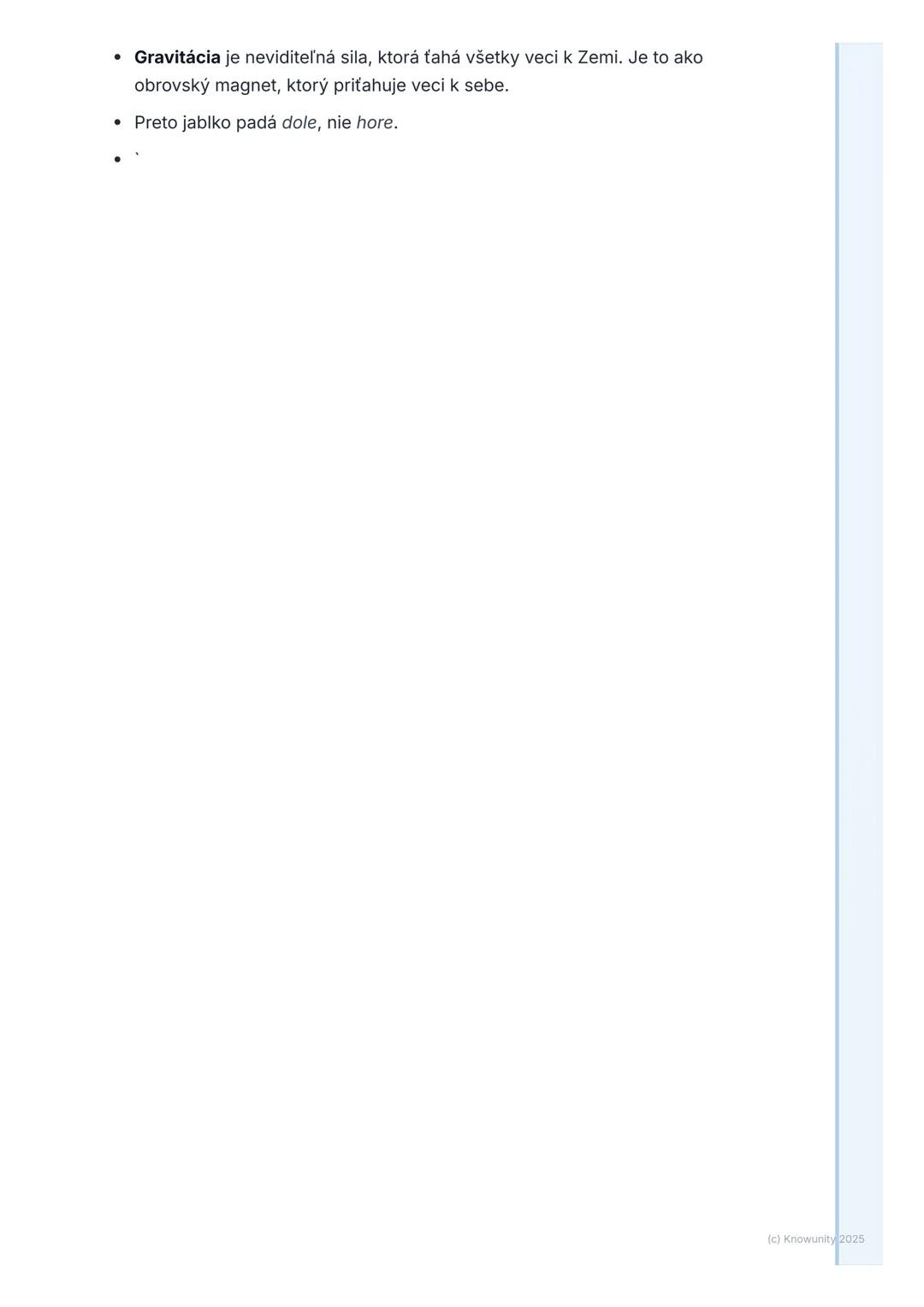 # Čo je fyzika
# Úvod do fyziky
Fyzika je super predmet! Je to veda, ktorá nám pomáha pochopiť, ako
funguje svet okolo nás. Vlastne, fyzik