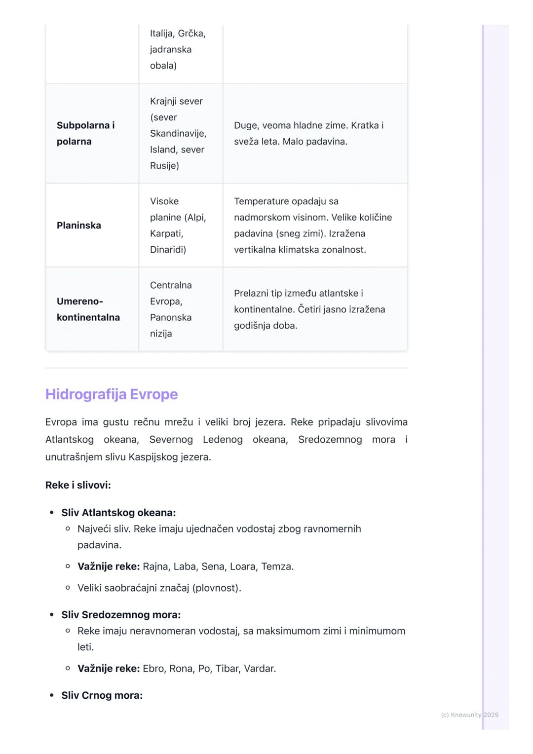 # Fizičko-geografske odlike
Evrope
Uvodni pregled fizičko-geografskih odlika
Evropa je, iako drugi najmanji kontinent, izuzetno geografski