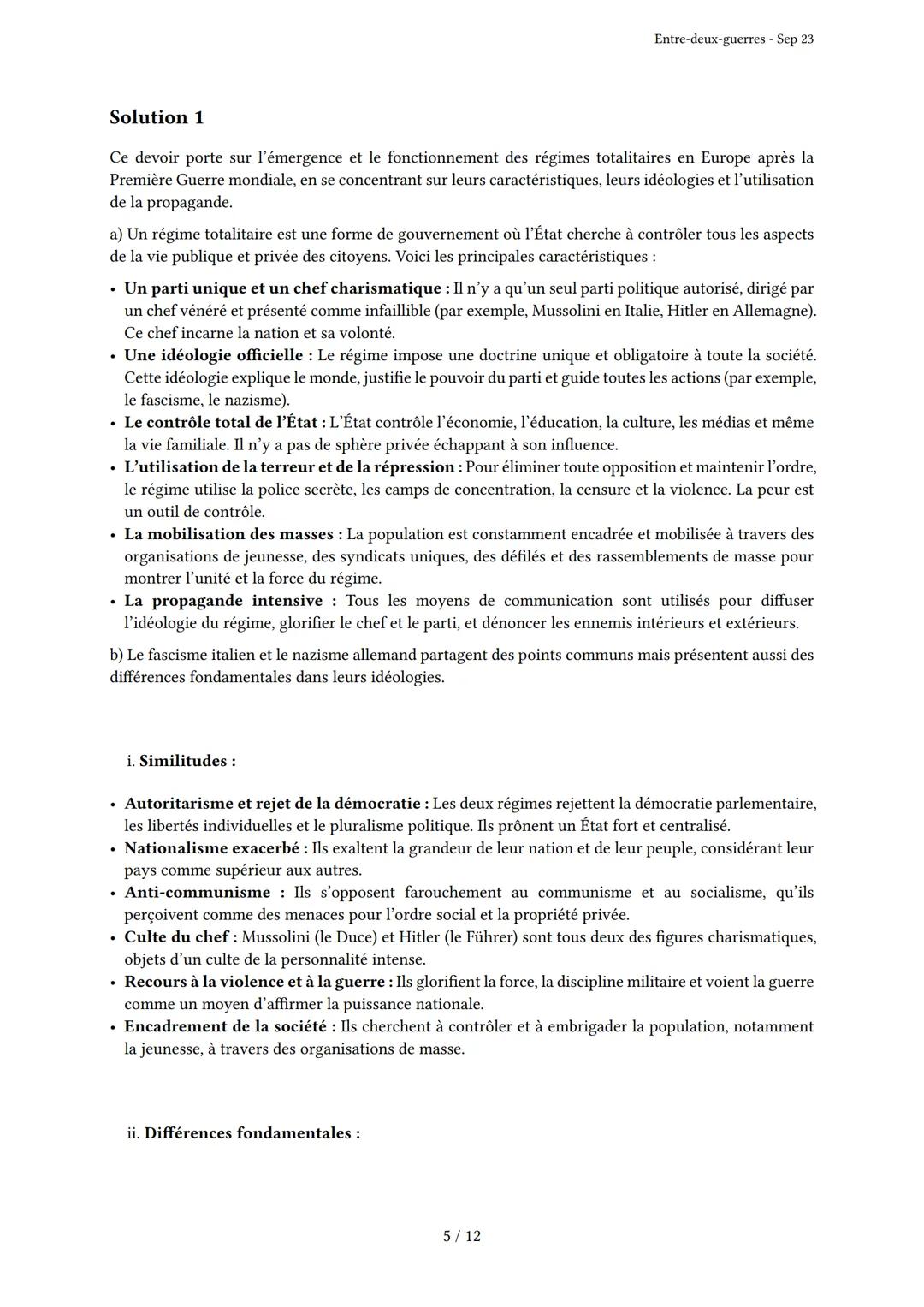 # Entre-deux-guerres
Généré par Knowunity.fr - Sep 23
Description: Cet examen couvre l'Entre-deux-guerres, les démocraties fragilisées et