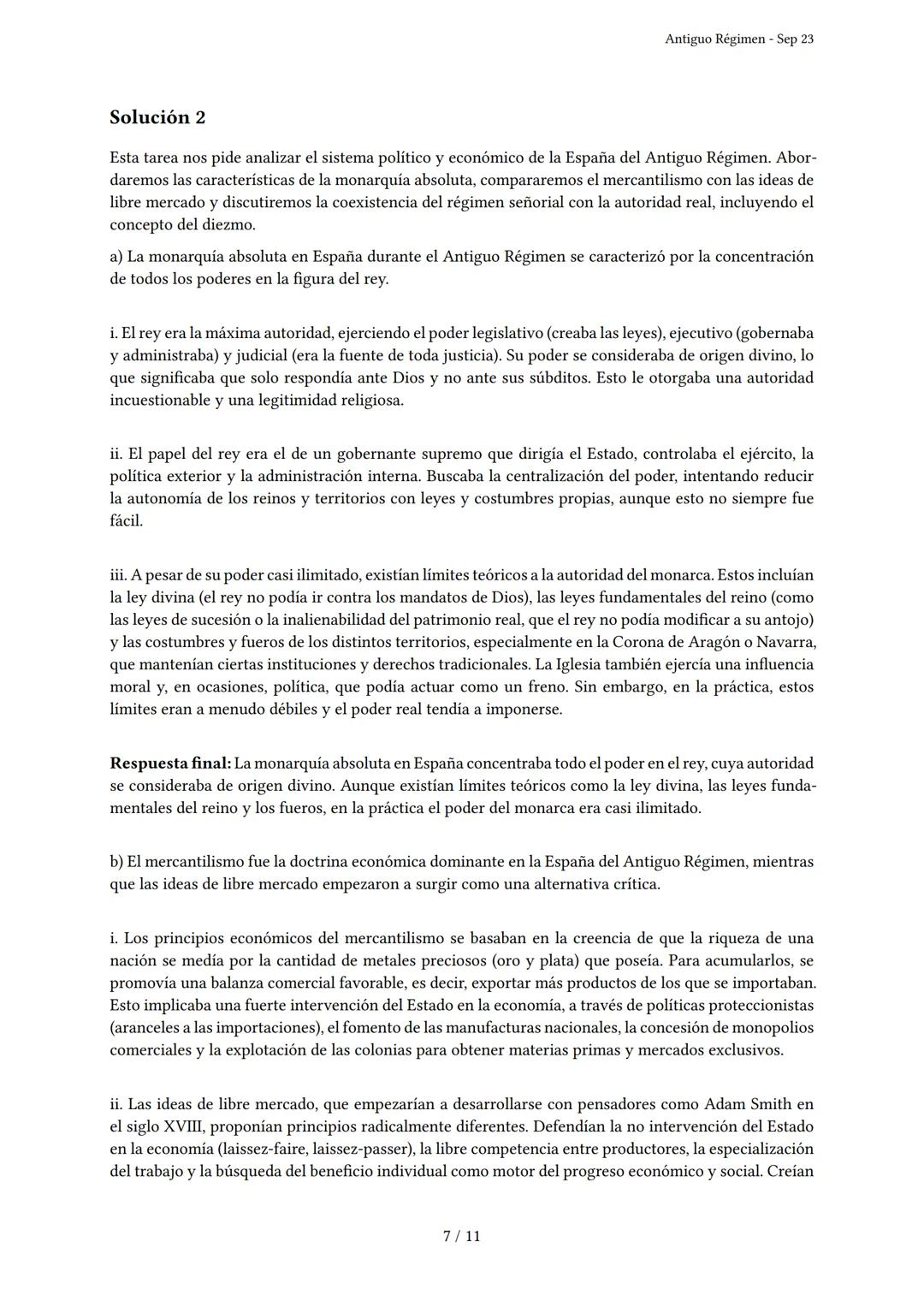 Antiguo Régimen
Generado por Knowunity - Sep 23
Descripción: Este examen cubre el Antiguo Régimen, sociedad estamental, absolutismo monárq